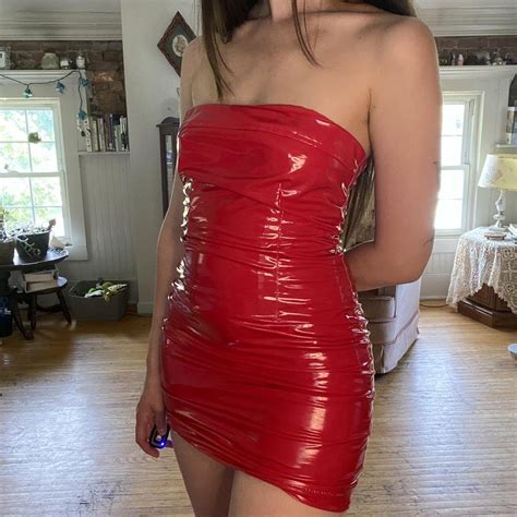 red dress porn|red